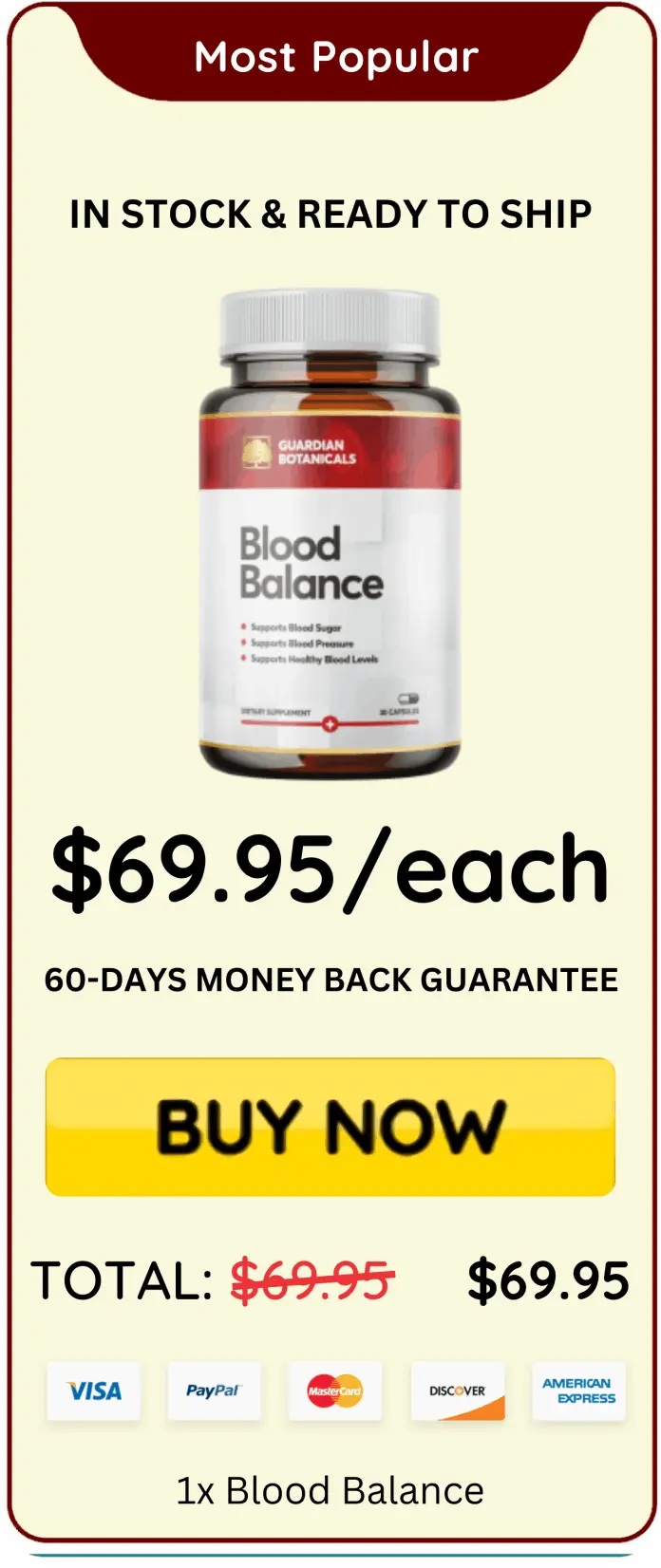 Blood Balance offer price